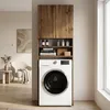 Badschrank Wotan Eiche Rustikal | Kommode für Badezimmer & Produktbild-Vorschau 2