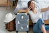 MuchoWow® Koffer Handgepäck Trolley Rollkoffer Kleine Produktbild-Vorschau 2