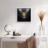 Poster - Poster ohne Rahmen - Gold Mund Schwarz - 50x50 cm Produktbild-Vorschau 5