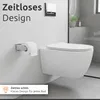 ECENCE 1x Toilettenpapierhalter + 2x Handtuchhaken ohne Produktbild-Vorschau 3