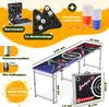 KESSER® Bier Pong Tisch Set mit Kartenspiel Trinkspiel Produktbild-Vorschau 7