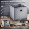 Faltbox 4er Set Aufbewahrungsbox Faltkiste Box Regalbox Produktbild-Vorschau 7