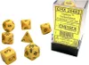 Rpg Dice Sets Yellow/black Opaque Polyhedral 7-die Set – Anteprima dell’immagine prodotto 2