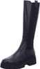 A black knee-high boot with a thick sole is shown against a white background. Voir les images du produit