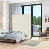 COSTWAY 184 x 184cm Raumteiler auf Rollen, Paravent mit Produktbild-Vorschau 2