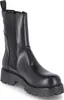 A black leather Chelsea boot with a thick sole, shown from a side angle against a white background. Anteprima dell’immagine prodotto