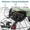 20" LCD elektrobicykel 20 palcov, 48V 15Ah, skladacie Náhľad obrázku produktu 6