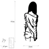Wallity, Woman With Loose Dress, Dekoratives Wandaccessoire Produktbild-Vorschau 6