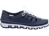 Gemini Damen Sneaker Leder Cutouts sportliche Schnürschuhe Produktbild-Vorschau 4