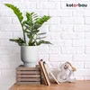 KOTARBAU® 2er Set Keramik Blumentopf ⌀ 12 cm Höhe: 16,5 cm Produktbild-Vorschau 2