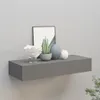 vidaXL Scaffale a muro con cassetto Grigio 60x23,5x10 cm Anteprima dell’immagine prodotto 9