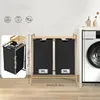 JOIEYOU Wäschekorb 2 Fächer 36L Wäschesammler Produktbild-Vorschau 2