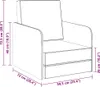 VidaXL 243648, Polyester, Grau, 1700 mm, 595 mm, 480 mm, 52 Produktbild-Vorschau 7