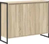 vidaXL Seitenschrank Sonoma 96,5 x 30 x 75 cm Holzwerkstoff Produktbild-Vorschau 2