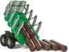 Rolly Toys Anh?nger für Holz, Kippanh?nger mit Holzst?mmen Anteprima dell’immagine prodotto 2