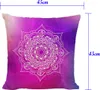 CANDeal Sada 4 dekoračních plátěných polštářů Mandala Náhled obrázku produktu 2