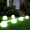 9er Set LED Solarkugel weiß, Erdspieß, DxH 10x38 cm Produktbild-Vorschau 13