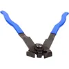 A pair of pliers with blue handles and black metal jaws is shown against a white background. Produktbild-Vorschau