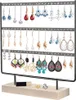 Schmuck-Organizer – Weiß – Hängender Schmuckständer mit 32 Produktbild-Vorschau 3