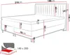 MIRJAN24 Boxspringbett Elegance, Stilvoll Doppelbett mit Produktbild-Vorschau 8
