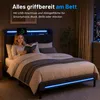 Polsterbett mit LED-Beleuchtung und USB-Ladefunktion, für Produktbild-Vorschau 4