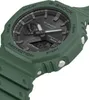 Close-up of a green Casio G-Shock watch. Produktbild-Vorschau