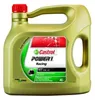A product shot of a 4-liter bottle of Castrol Power 1 Racing 4T 10W-50 engine oil. Produktbild-Vorschau