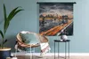 MuchoWow® Wandteppich Wandbehang New York - Orange - Brücke Produktbild-Vorschau 4