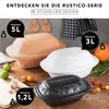 Römertopf RUSTICO – Keramik Schmortopf Bräter – 1,2 Liter Produktbild-Vorschau 6