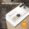 Waschbecken mit Unterschrank 40 cm Sonoma Eiche – JINDOLI Produktbild-Vorschau 4