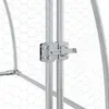 vidaXL Klatka dla kurcząt srebrna 100x105x120 cm Stal Podgląd zdjęcia produktu 10