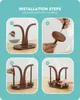 Dérouleur de laine magnétique, support de laine en bois Voir les images du produit 9