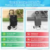 Carrello della spesa Izrielar da 51 litri con borsa Anteprima dell’immagine prodotto 4