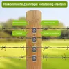 50pcs Zaunklammern, Zaunbefestigungsnägel 40mm M5.5 Produktbild-Vorschau 5