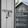Geräteschuppen Gerätehaus Metall Gartenhaus Satteldach Produktbild-Vorschau 7