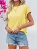 Sommerliches Damen-T-Shirt, Kurzarm, Rundhalsausschnitt, Produktbild-Vorschau 3