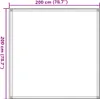 vidaXL Zeltteppich Sandfarbe 200x200 cm HDPE Produktbild-Vorschau 7