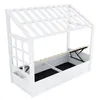 Flieks Hydraulisches Kinderbett 90x200cm mit Stauraum und Produktbild-Vorschau 5