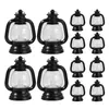 Lot de 12 mini-lanternes noires de style western/cowboy Voir les images du produit 2