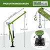 Pickup Kran Stahl Tragkraft 900 kg 360° drehbar mit Produktbild-Vorschau 3