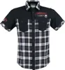 Rock Rebel by EMP Herren schwarz-weißes Hemd mit Karo Produktbild-Vorschau 2