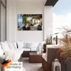 ARTland Wandbild Alu für Innen & Outdoor Garten der Villa Produktbild-Vorschau 5