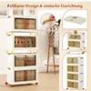 COSTWAY 280L Boîtes de rangement pliables avec couvercles, Voir les images du produit 7