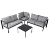 SVITA MISSOURI Gartenlounge 4tlg. Outdoor Sofa Set aus Produktbild-Vorschau 6