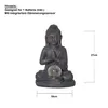 LED-Solar-Figur 'Buddha', grauer Buddha, Glaskugel Produktbild-Vorschau 12