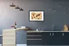 MuchoWow® MuchoWow® Gerahmtes Poster Weltkarte - Glitter - Produktbild-Vorschau 2