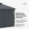 Blumfeldt Mondo Dual Pavilion 3x3 - dvojitá strecha a siete Náhľad obrázku produktu 6