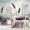 Vlies Fototapete - Lunaria in the Meadow 100x70 cm Blätter Produktbild-Vorschau 2