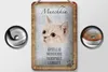 Blechschild Spruch 12x18cm Munchkin Katze lebhaft Schild Produktbild-Vorschau 2