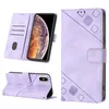Hülle für iPhone XS Max Prägung Flip Leder Brieftasche Produktbild-Vorschau 2